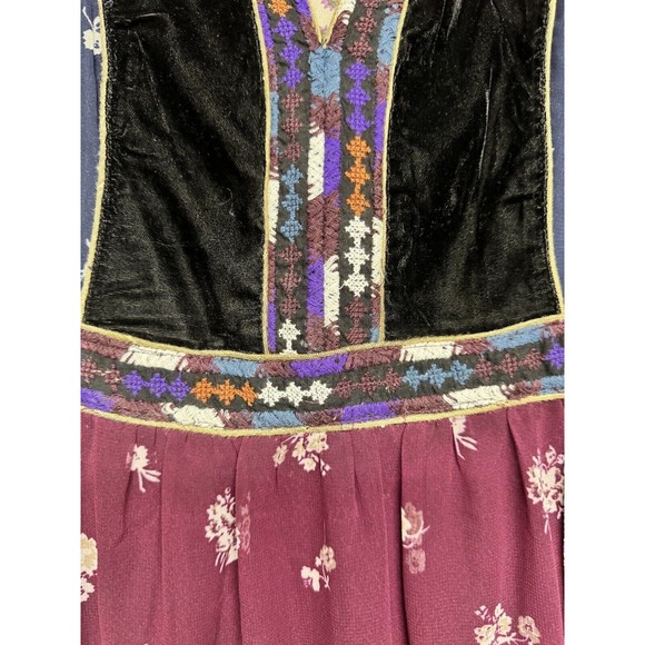 Maeve For Anthropologie Quartier Latin Patchwork Dress Women’s Size Medium - Picture 8 of 10
